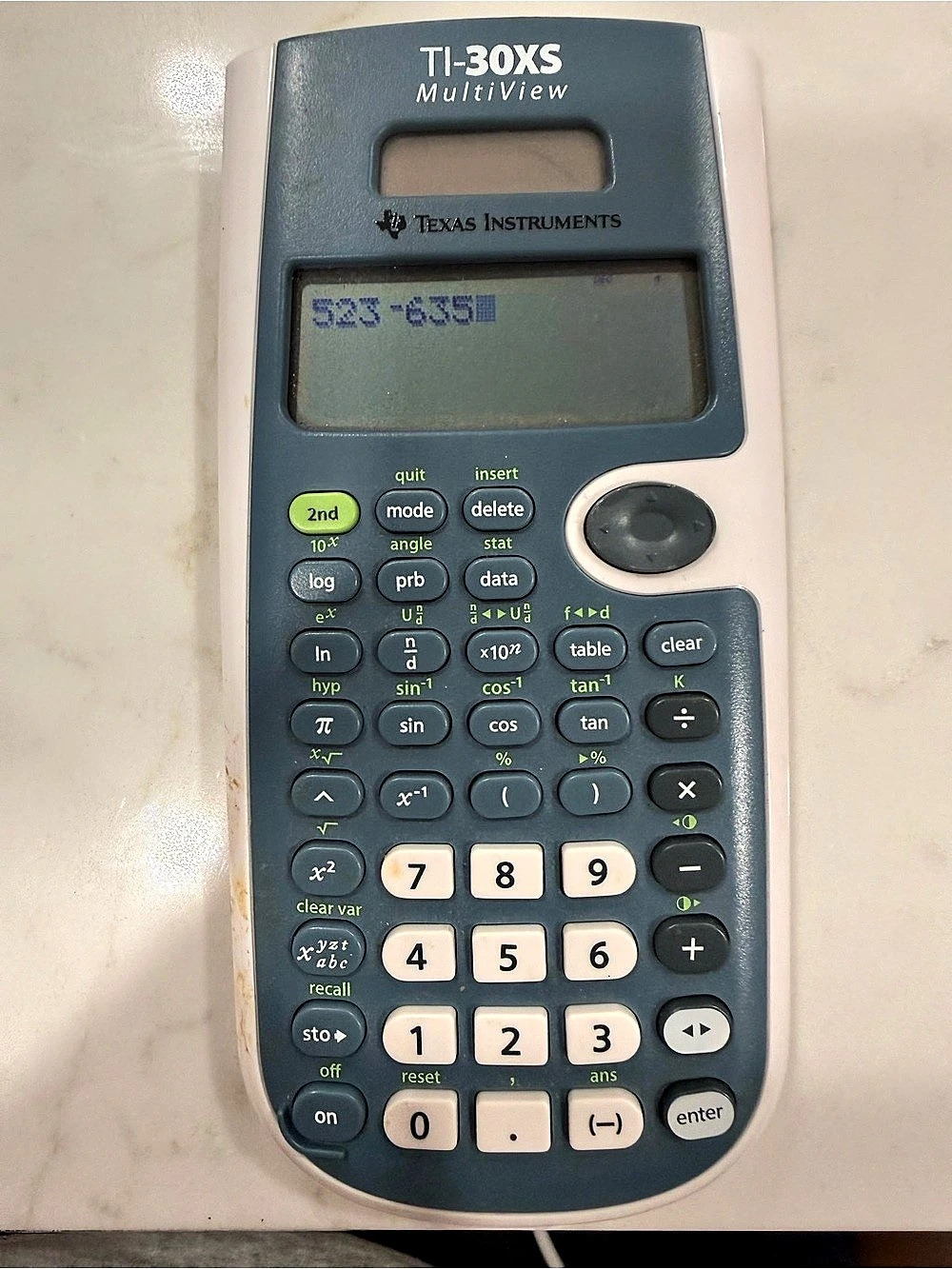 Texas Instruments TI-30XS MultiView Scientific Calculator Gray